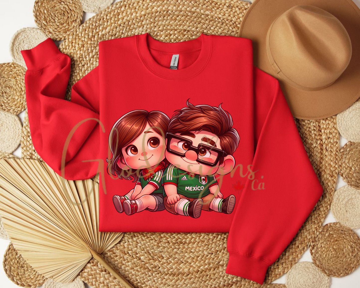 Ellie & Carl Mexican Crewneck (Unisex).