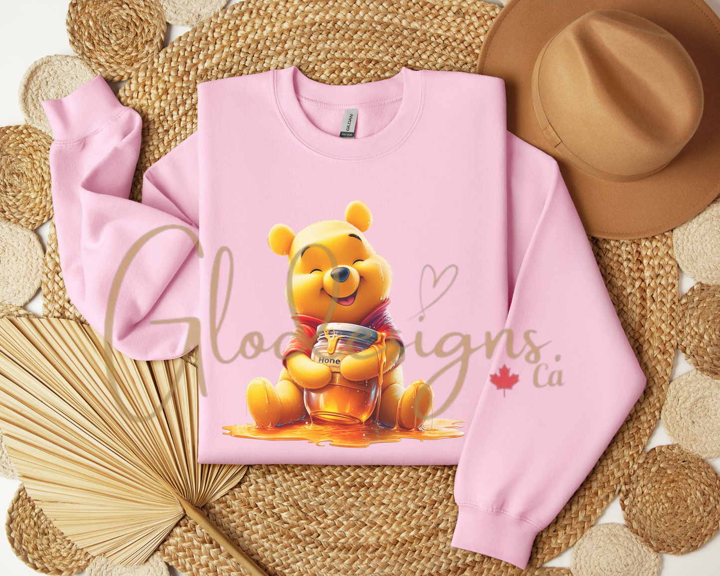 Winnie the Pooh honey Crewneck (Unisex).