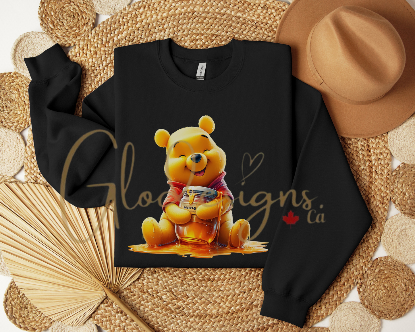 Winnie the Pooh honey Crewneck (Unisex).