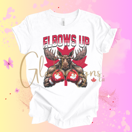 Canadian Elbows Up T-Shirt (Unisex).
