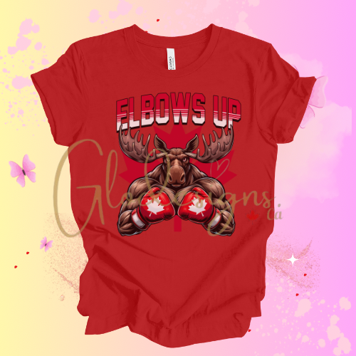 Canadian Elbows Up T-Shirt (Unisex).