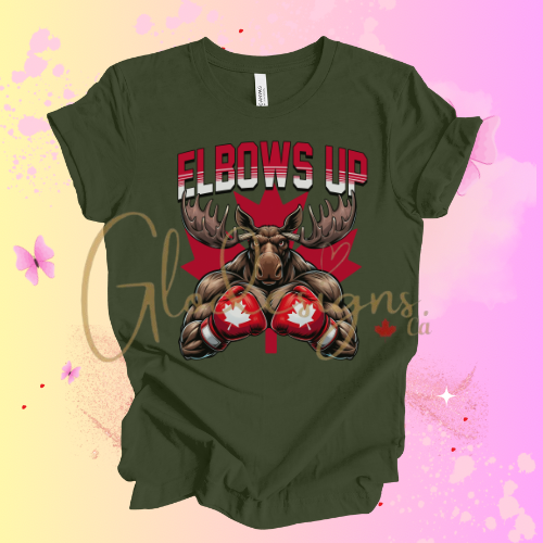 Canadian Elbows Up T-Shirt (Unisex).