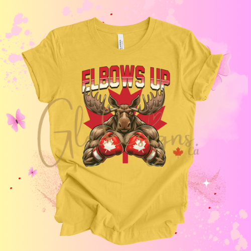Canadian Elbows Up T-Shirt (Unisex).