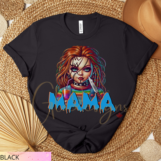 Mamá (Chucky) diabólica Halloween 💞 T-Shirt (Unisex).