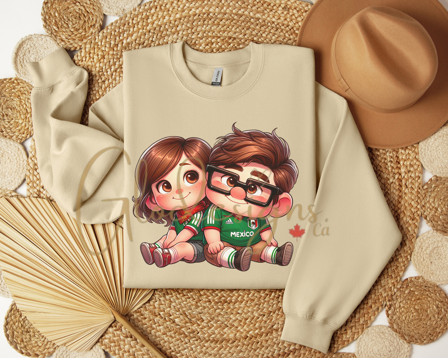 Ellie & Carl Mexican Crewneck (Unisex).