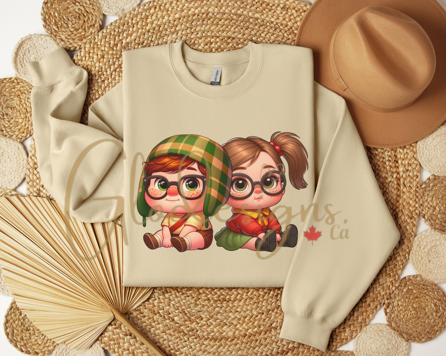Mexican Chavito & Chilindrina Crewneck (Unisex).