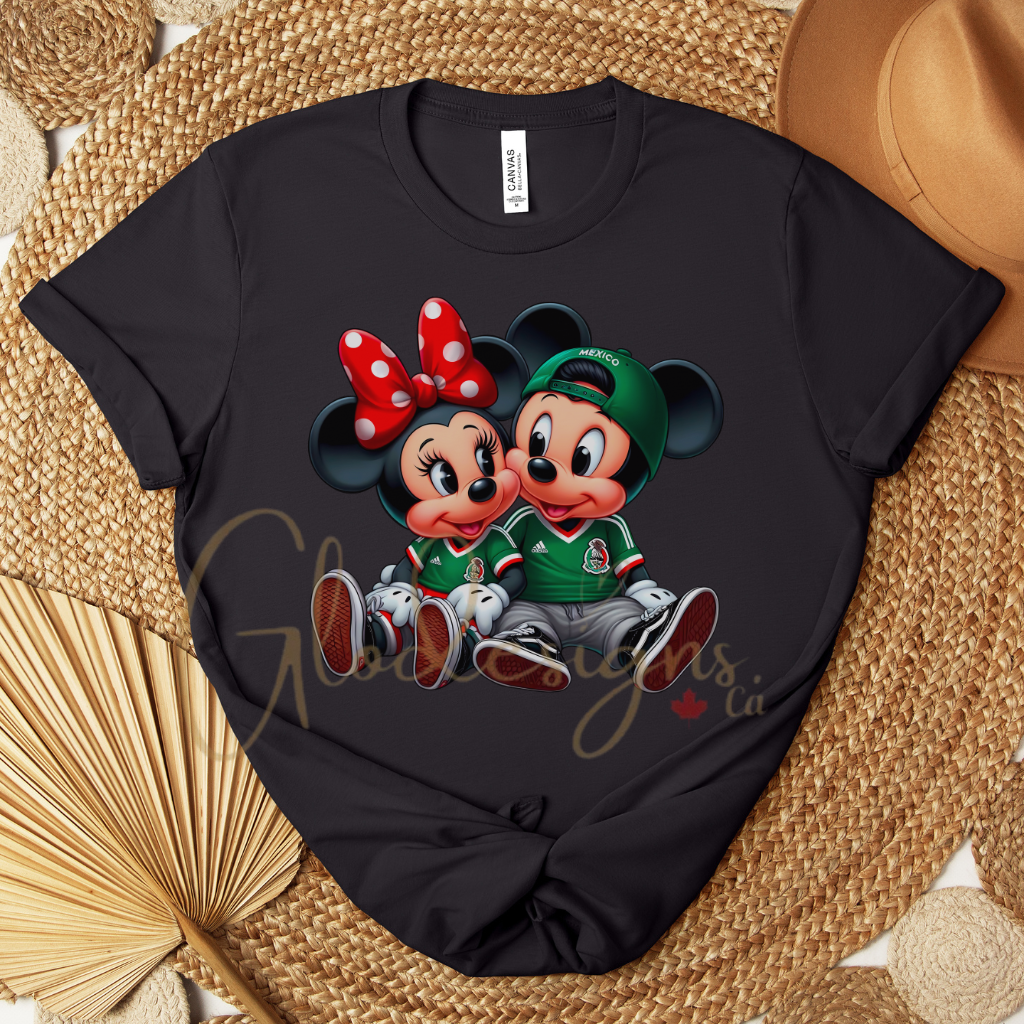 Mexican Minnie & Mickey💞 T-Shirt (Unisex).