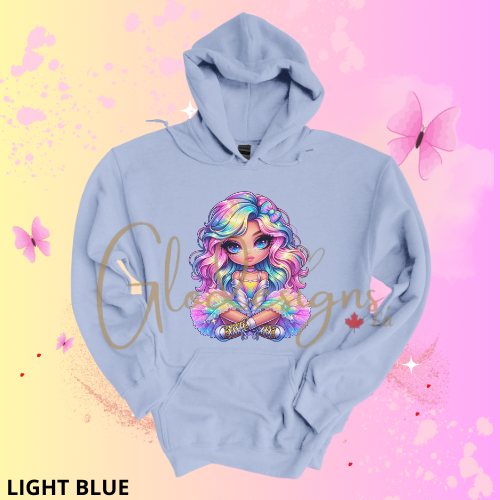 Rainbow Girl Hoodie (Unisex).
