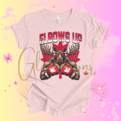 Canadian Elbows Up T-Shirt (Unisex).