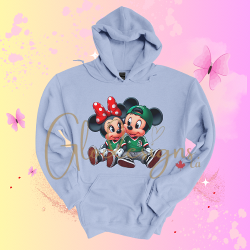 Mexican Minnie & Mickey Hoodie (Unisex).