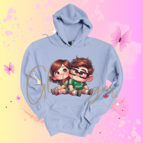 Ellie & Carl Mexican Hoodie (Unisex).