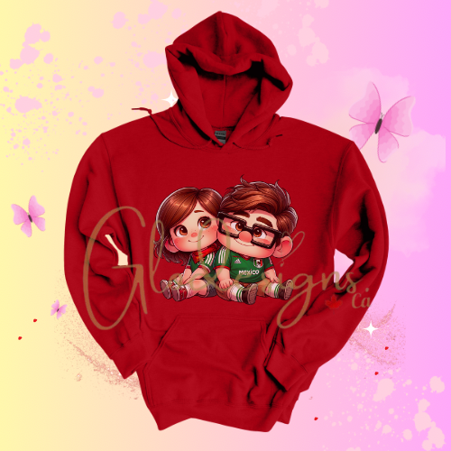 Ellie & Carl Mexican Hoodie (Unisex).