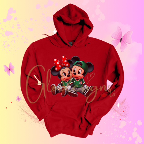 Mexican Minnie & Mickey Hoodie (Unisex).