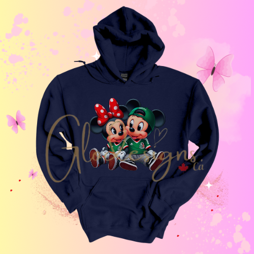 Mexican Minnie & Mickey Hoodie (Unisex).