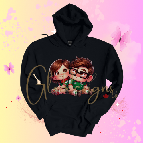 Ellie & Carl Mexican Hoodie (Unisex).