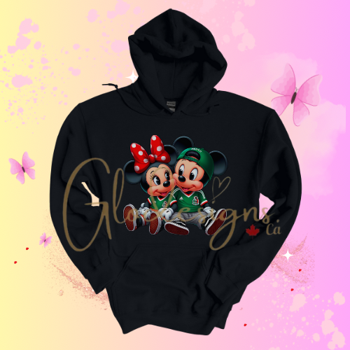 Mexican Minnie & Mickey Hoodie (Unisex).
