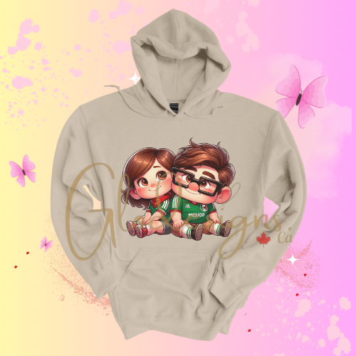 Ellie & Carl Mexican Hoodie (Unisex).