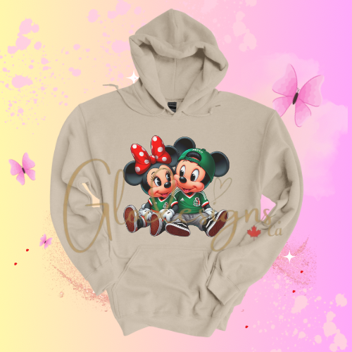 Mexican Minnie & Mickey Hoodie (Unisex).