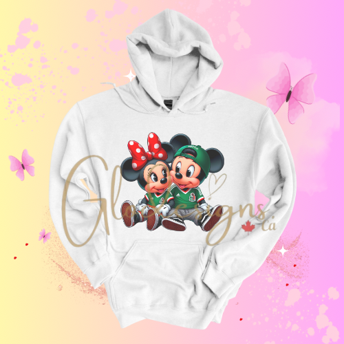 Mexican Minnie & Mickey Hoodie (Unisex).