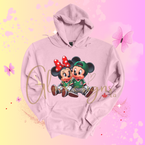 Mexican Minnie & Mickey Hoodie (Unisex).