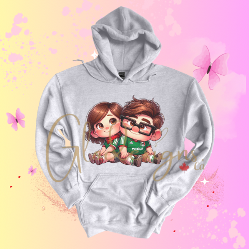 Ellie & Carl Mexican Hoodie (Unisex).