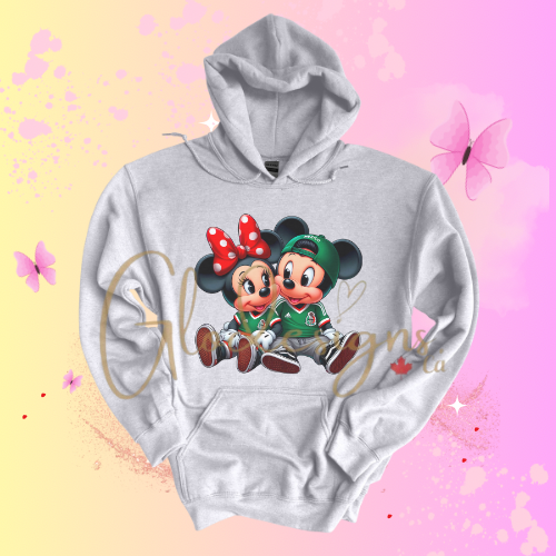 Mexican Minnie & Mickey Hoodie (Unisex).