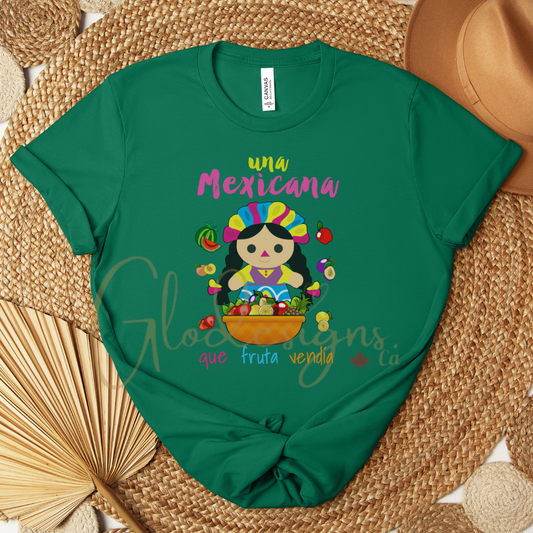 Una Mexicana que fruta vendia 💞 T-Shirt (Unisex).