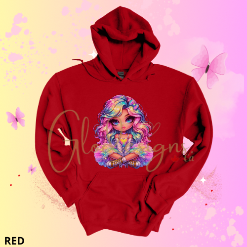 Rainbow Girl Hoodie (Unisex).
