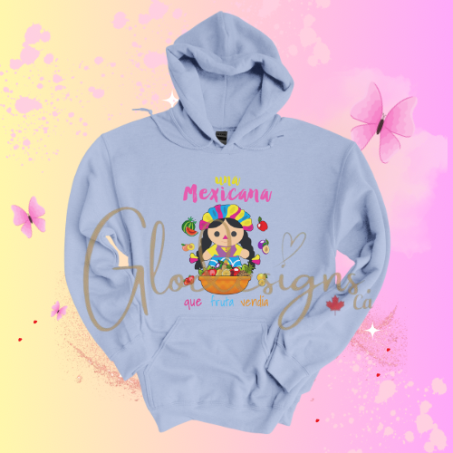 Una Mexicana que fruta vendia Hoodie (Unisex).