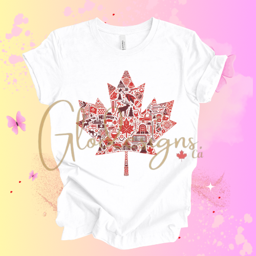 Canadian Leaf 🍁 T-Shirt (Unisex).