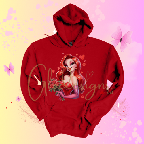 Jessica Rabbit Hoodie (Unisex).