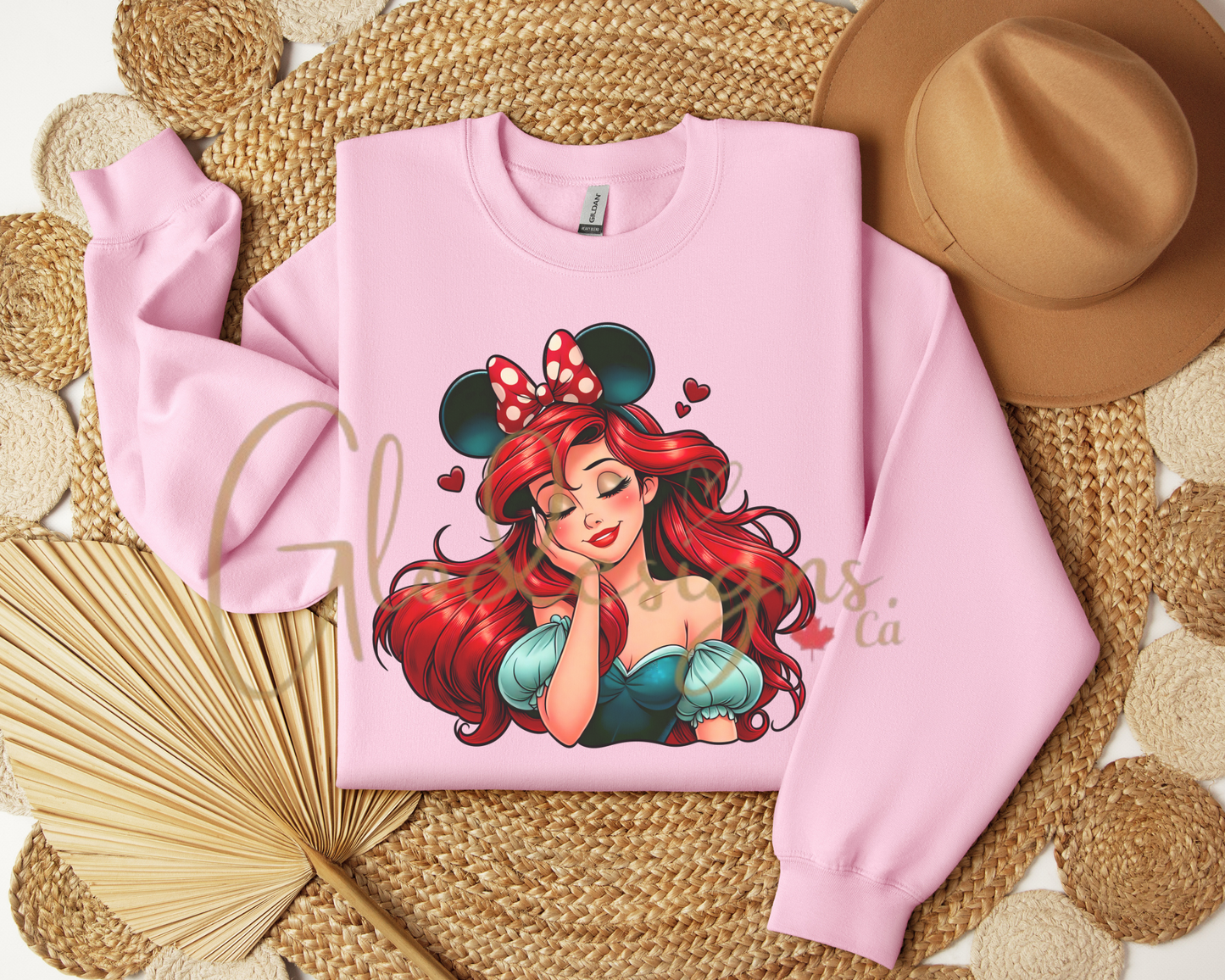 Ariel the little mermaid Crewneck (Unisex).