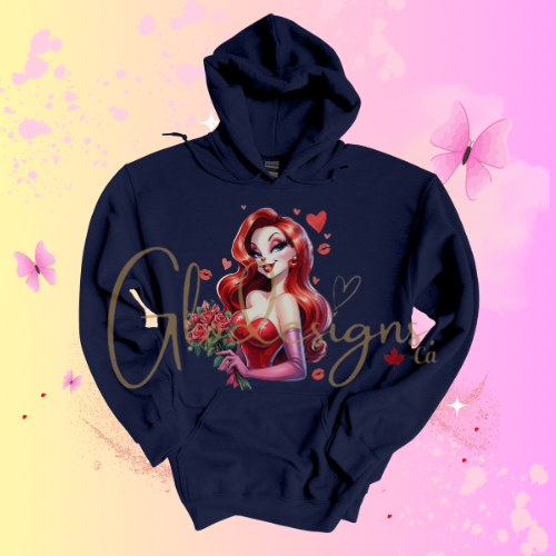 Jessica Rabbit Hoodie (Unisex).