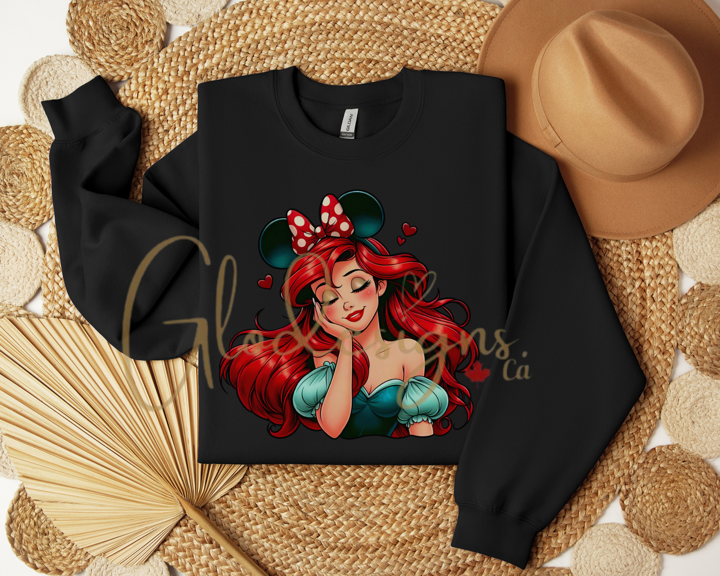 Ariel the little mermaid Crewneck (Unisex).