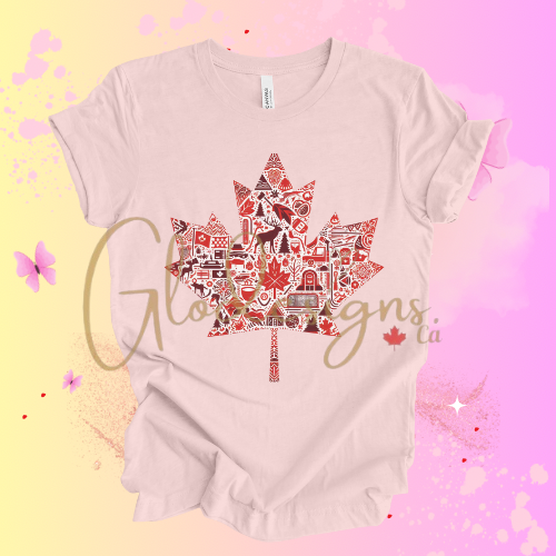 Canadian Leaf 🍁 T-Shirt (Unisex).