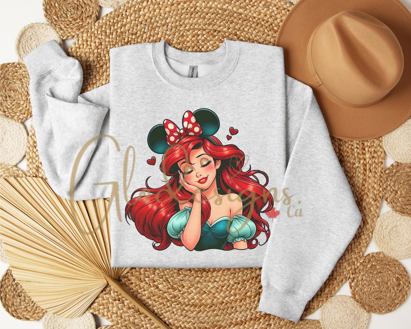 Ariel the little mermaid Crewneck (Unisex).