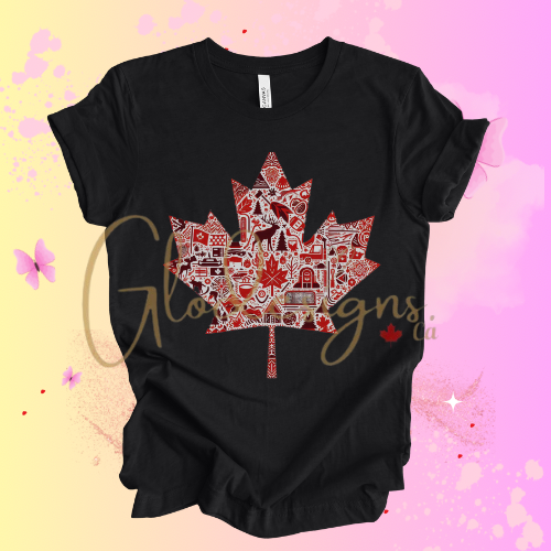 Canadian Leaf 🍁 T-Shirt (Unisex).