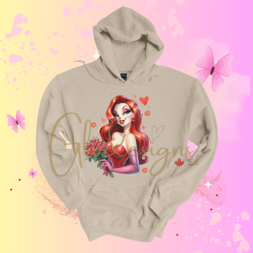 Jessica Rabbit Hoodie (Unisex).