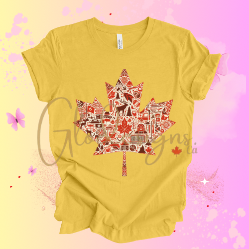 Canadian Leaf 🍁 T-Shirt (Unisex).