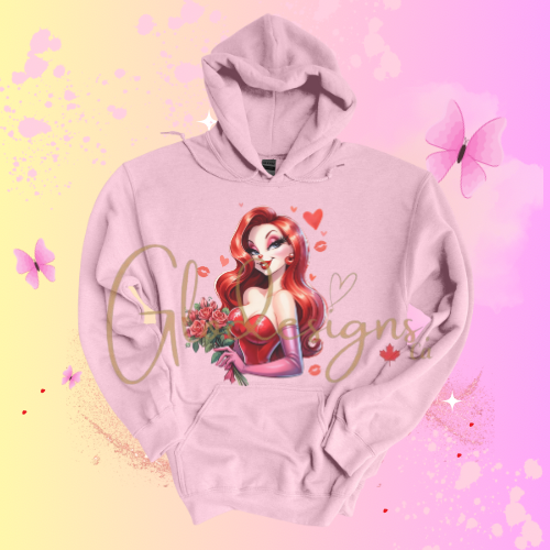 Jessica Rabbit Hoodie (Unisex).