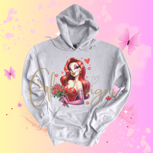 Jessica Rabbit Hoodie (Unisex).