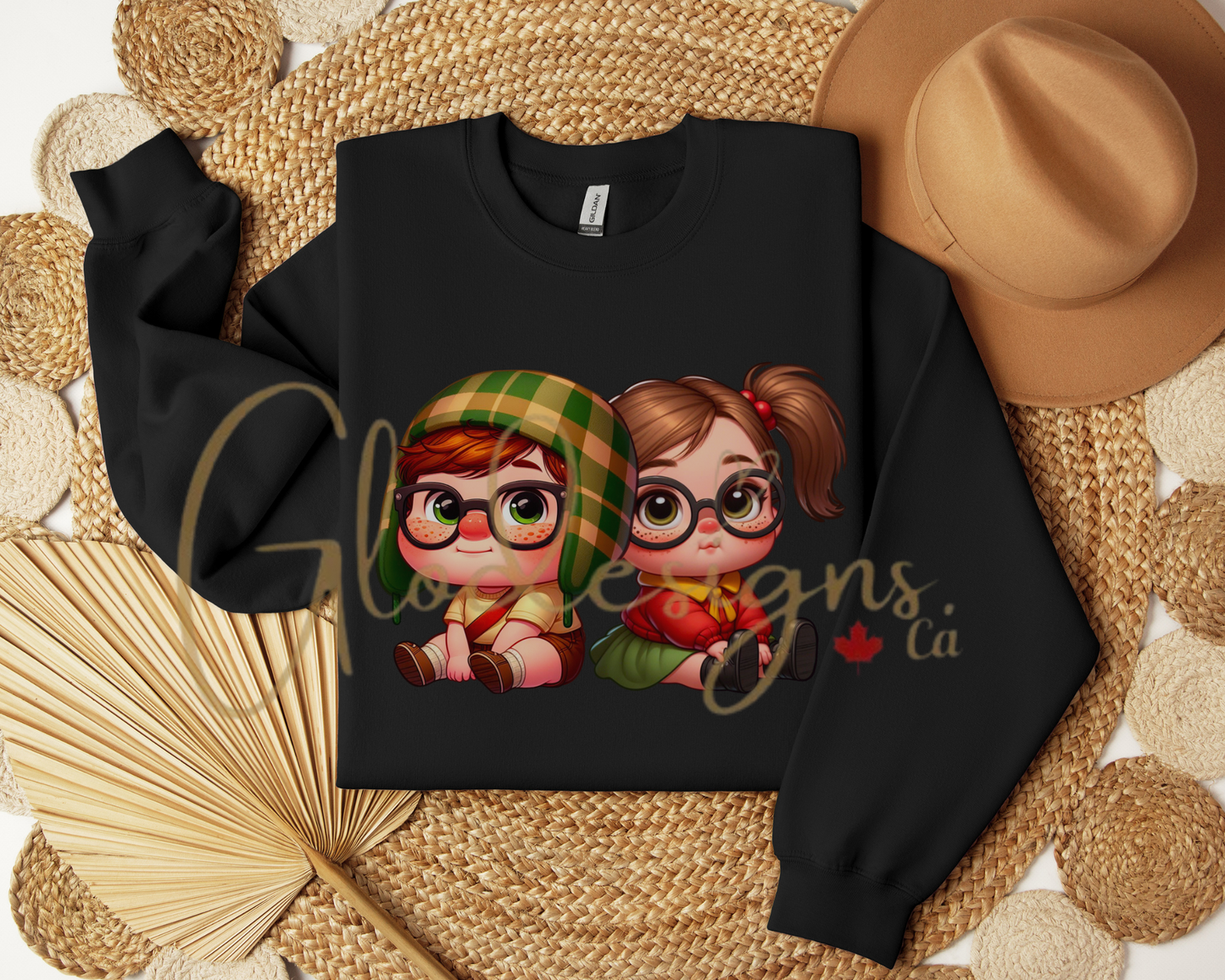 Mexican Chavito & Chilindrina Crewneck (Unisex).