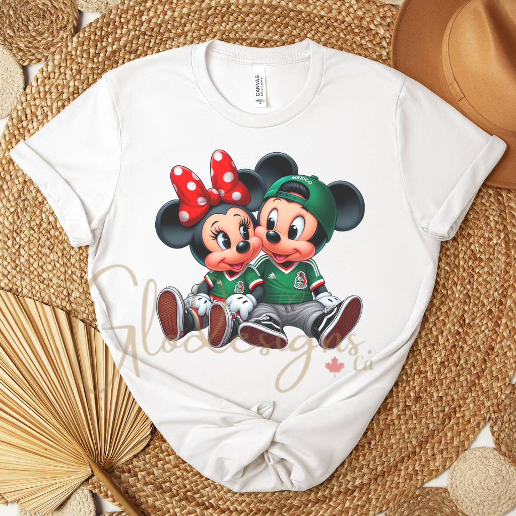 Mexican Minnie & Mickey💞 T-Shirt (Unisex).