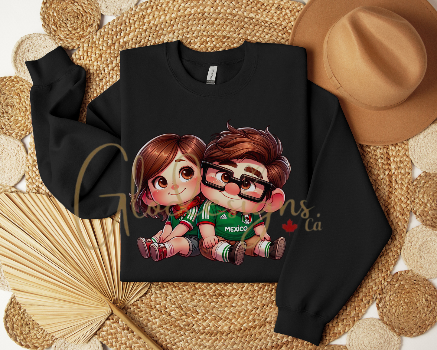 Ellie & Carl Mexican Crewneck (Unisex).