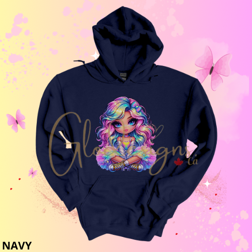 Rainbow Girl Hoodie (Unisex).