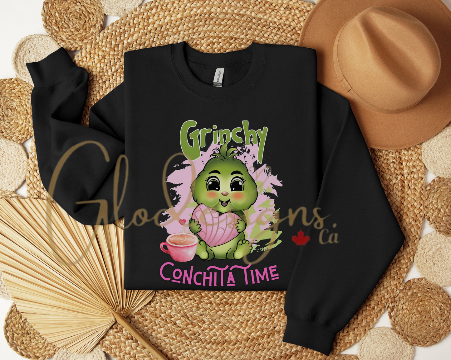 Baby Grinchy Conchita time Crewneck (Unisex).
