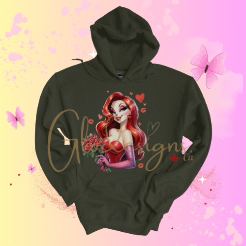 Jessica Rabbit Hoodie (Unisex).