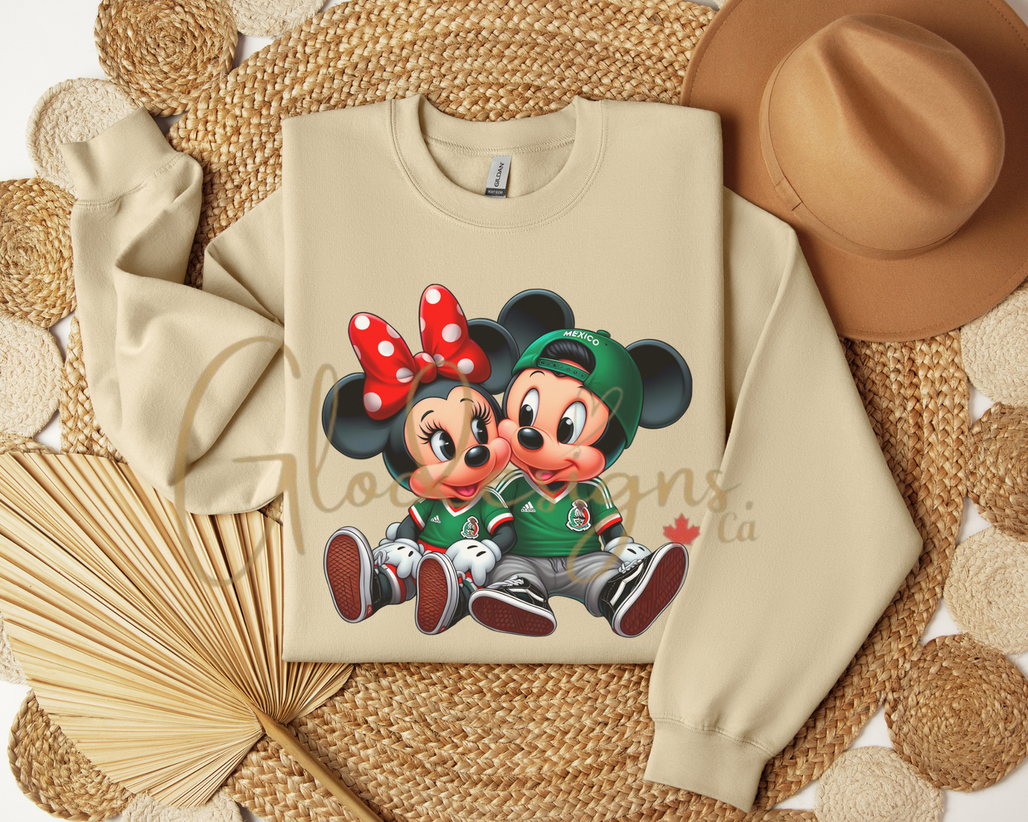 Mexican Minnie & Mickey Crewneck (Unisex).