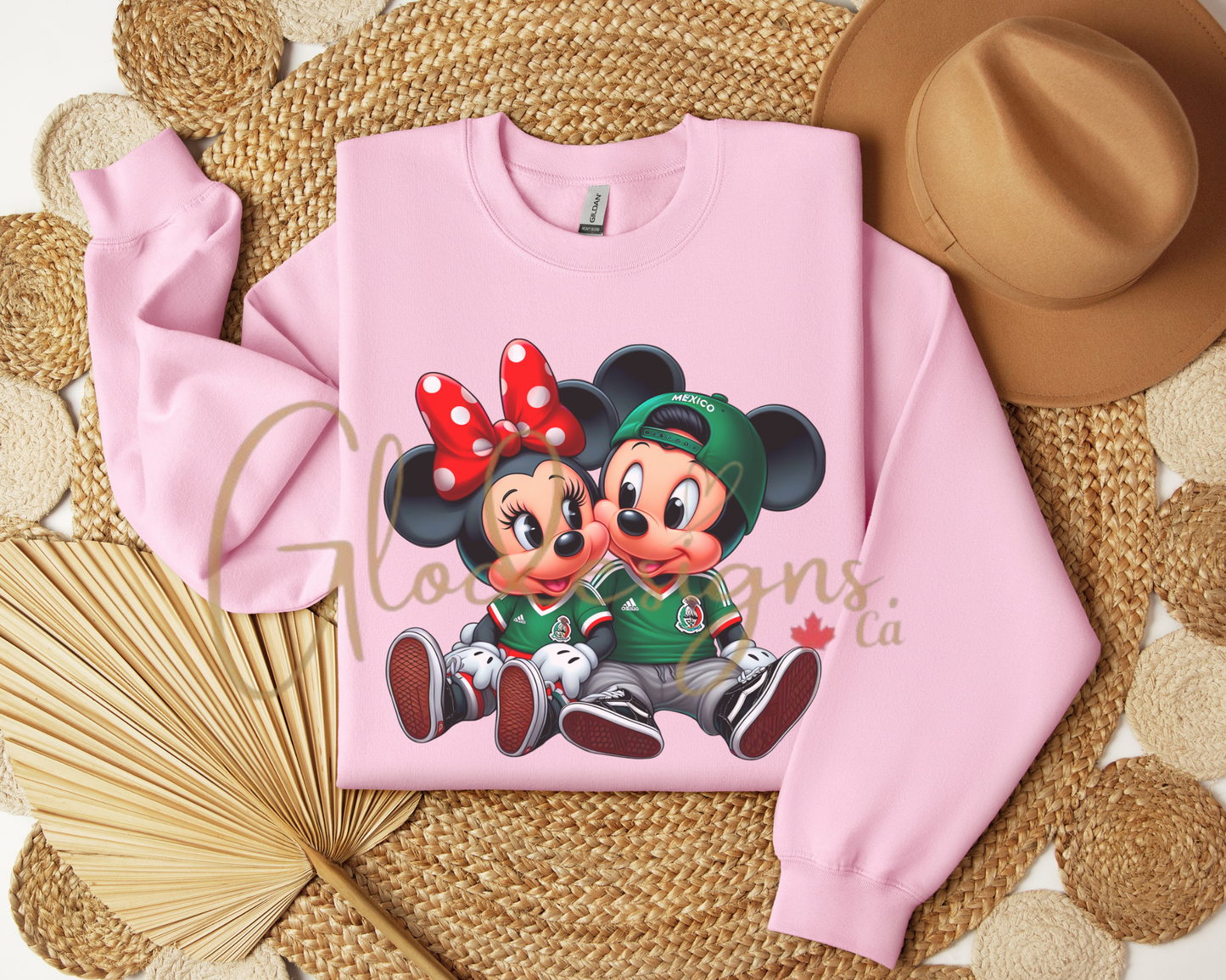 Mexican Minnie & Mickey Crewneck (Unisex).