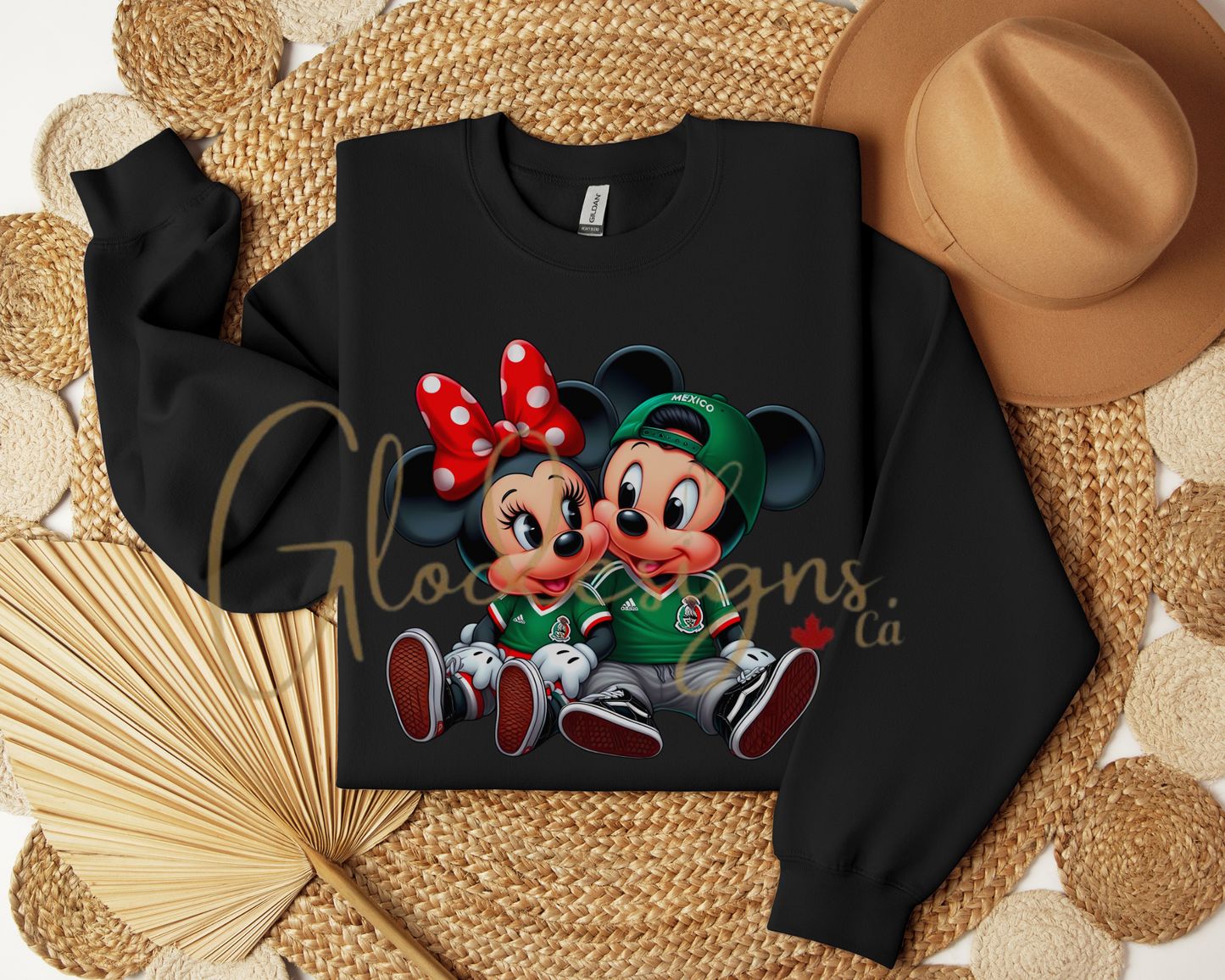Mexican Minnie & Mickey Crewneck (Unisex).